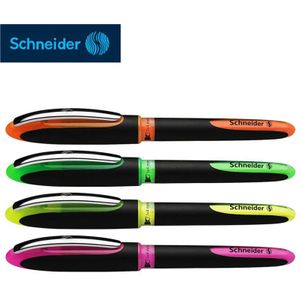 4Pcs Schneider Gekleurde Markeerstift Art Marker Pen Briefpapier School Kantoorbenodigdheden Markeerstift Marker Niet-giftig