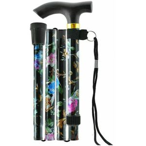 Wandelstok Cane Ouderen T Handvat Intrekbare Reizen Door Wandelen Kamp Off Road Outdoor Aluminium Metalen Stok Trekking Pole