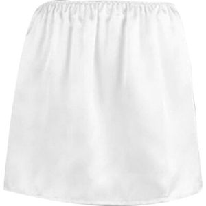 Vrouwen Satijn Half Slip Onderrok Petticoat Onder Jurk Mini Rok Veiligheid Rok Vrouwelijke Losse Anti-Blootstelling Veiligheid rokken