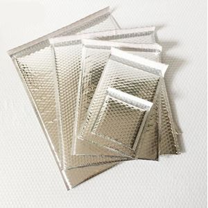 11*11Cm Mini Sliver Aluminium Bubble Tas, kleine Gewatteerde Envelop Bubble Mailer Metalen Enveloppen Met Bubble