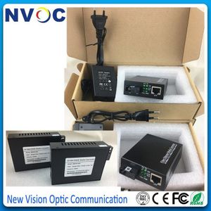 Gigabit Ethernet Media Converter, 1.25 Gb/s, Bi-Directionele Single-Mode SC fiber, 20 KM, 1000Base-LX om 10/100/1000Base-T