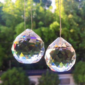 40Mm Crystal Ball Clear Crystal Prisma Suncatcher Kroonluchter Kristallen Hangers Accessoires Diy Kralen Gordijn Opknoping Ornament 1Pc