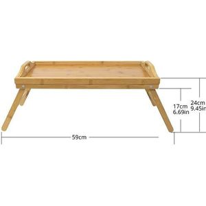 Houten Draagbare Opvouwbare Computer Laptop Desk Verstelbare Notebook Bureau Tafel Bed Sofa Ontbijt Lade Picknicktafel Studeren Tafel