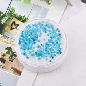 1Pcs Kleur Sterrenhemel Ster Hart Zand Contact Lens Box Onzichtbare Bril Draagtas Make-Up Spiegel Draagbare Partner Care doos