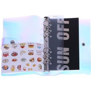 A5 A6 6 Gaten Bindmiddel Bestandsmap Deksel Voor Journal Note Boek Dagboek Notepad Pvc J78A