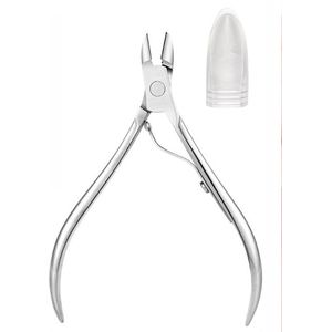 Nail Cuticle Nipper Rvs Sliver Tweezer Clipper Dode Huid Remover Schaar Tang Pusher Tool