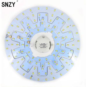 Snzy Led-paneel Cirkel Ring Licht 12W 18W 24W Ronde Plafondlamp Ac 220V Circulaire Panel licht Met Magneet Schroef + Driver