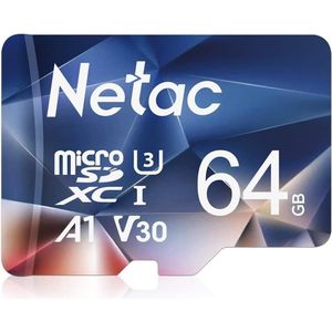 Netac Micro Sd-kaart 64Gb 128Gb 256Gb 512Gb Sd/Tf Flash Card Geheugenkaart U3 v30 Klasse 10 Tf 100 Mb/s Microsd Voor Telefoon Camera