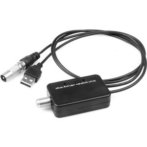 Kebidumei 200 Mijl Hdtv Antenne Versterker Signaal Booster 36dB Tv Hdtv Antenne Met Usb Voeding Kits 45-862 mhz
