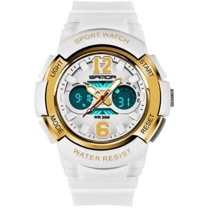 Sanda Quartz Sport Kinderen Horloges Led Digitale Horloge Jongen En Meisje Student Multifunctionele Waterdichte Elektronische Horloge