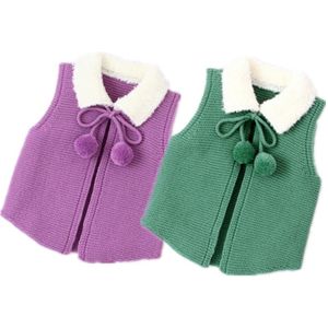 Baby Jongens Meisjes Gebreide Vest Koreaanse Mouwloze Trui Vesten Kids Casual Vesten Kinderen Breien Wollen Vest