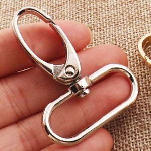 10 Stuks Pale Goud/Zilver Kreeft Swivel Sluitingen, Haak Sluitingen Klauwen Gesp Hek Zak, purse Strap Handtas Snap Portemonnee Hook-32MM