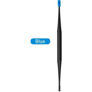 Draagbare Earpick Zachte Siliconen Dubbele Hoofd Spiraal Oorsmeer Schoonmaken Tool Cleaner