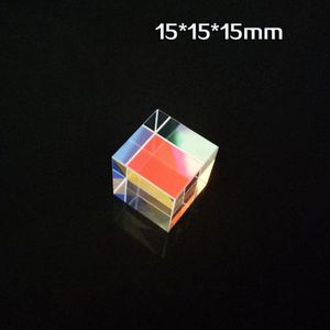 15*15*15mm Colorimetric prism six-sided polishing light cube science experiment for children spectroscopy