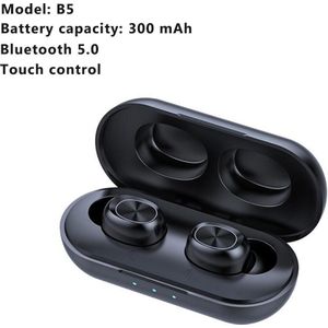 Touch Control Tws 5.0 Bluetooth Oortelefoon Draadloze Hoofdtelefoon Handsfree Hifi Stereo Draadloze Oordopjes Headset Met Microfoon