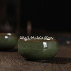 45 ml Grote korting Gaiwan Theewaar kungfu Teasets Chinese Longquan Celadon Theekopje Aardewerk China Porselein koffiekopje keramische kopjes