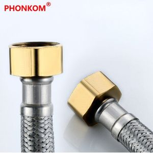 HERCHR Douche-veerslang, flexibele ABS-slang voor badkamer water sanitair toilet bidet spuitpistool (wit HERCHR Douche-veerslang, flexibele ABS-slang voor badkamer water sanitair toilet bidet spuitpistool (wit