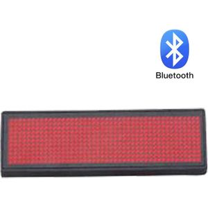 Draadloze Bluetooth Led Naambadge Teken Scrollen Reclame Visitekaartje Tonen Display Voor Bericht Display-Rood