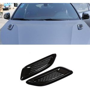 Universele Abs Car Hood Air Vent Decoratieve Cover Trim Motorkap Vent Flow Fender Auto Styling Sticker