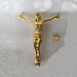 Jezus Standbeeld Religieuze Standbeeld Europese Stijl Boutique Zilveren Gouden Kruis Accessoires Katholieke Heilige Objecten Christian Levert