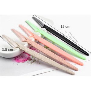 Rechte Handvat Wenkbrauw Trimmer Razor Van Veiligheid Beschermen Netto Anti-Schrapen Beauty Makeup Tools E528