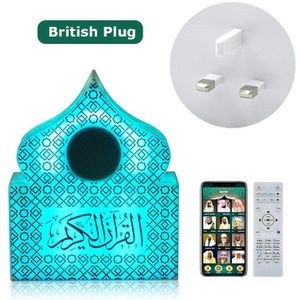 Telawah Oceaan Koran Speaker Moslim Azan App Draadloze Bluetooth Kleurrijke Lamp Afstandsbediening Koran Speaker Display Klok Alarm