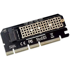 Pro M.2 Nvme Ssd Ngff Naar Pcie 3.0X16X4 Adapter M Key Interface Card Full-Speed