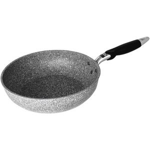 Japanse Stijl Maifan Stone Non-Fume Wok Non-stick Pan Platte Bodem Wok Grote Diepe Koekenpan wok Inductie Kookplaat Gasfornuis