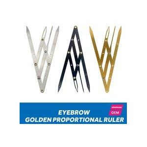 Roestvrij Staal Gouden Verhouding Remklauwen Microblading Permanente Make-Up Wenkbrauw Measure Tool Betekenen Gouden Wenkbrauw Divider