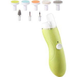 Baby Nail Trimmer Oplaadbare, Veilige Elektrische Nagelknipper Voor Pasgeboren Baby Peuter Kids Tenen En Nagels (Groen)