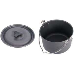 Aluminium Outdoor Pot Draagbare Camping Pannenset Koken Kom Potten Pannen Voor Outdoor Travel Camping Wandelen Picknick