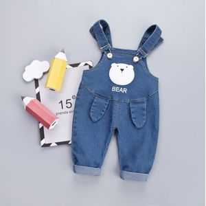 Baby Girl Zomer Herfst Peuter Kids Baby Meisjes Riem Rompertjes Cartoon Beer Overalls Rompertjes Jumpsuit Harembroek Broek