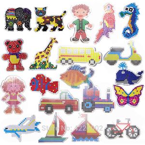 10Pcs Diy Hama Kralen 5Mm Pegboards Patroon Voor Meisjes Kinderen Perler Zekering Kralen Puzzels Template Accessoires Kids Ambachten speelgoed