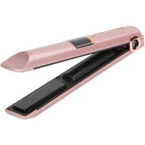 Draadloze Haar Ijzeren Gegolfd Plaat Elektrische Krultang Krul Modelling Gereedschap Anti-Brandwonden Kam Snelle Verwarming Haar Steil