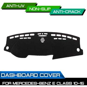 Auto Dashboard Mat Anti-Vuile Antislip Voor Mercedes Benz E Klasse Dash cover Mat Uv-bescherming Schaduw