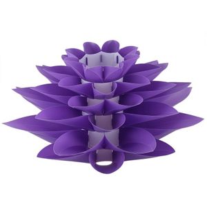 Diy Lotus Lampenkap Iq Pp Plafondlamp Schaduw-Hanglamp Schaduw Kerst Woonkamer Decor Verlichting, Dia: 53Cm (Paars)