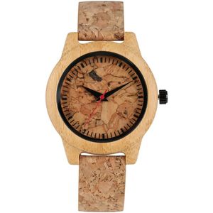 Houten Horloges Voor Liefhebbers Paar Mannen Horloge Vrouwen Klok Reloj Hombre Mode Bruin Lederen Band Uur Top Souvenir