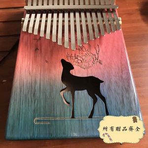 Bamboe 17-Tone Duim Piano Kalimba Beginner Vinger Piano Voor Vrienden