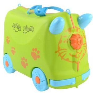 Mode Reisbagage Kinderwagen Multicolor Dier Modellering Koffers Kinderen Hard Case Koffer Wit Groen Kind Opbergdoos