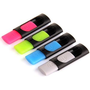 3 stks/set Creatieve Wrijving Inkt Gum Voor Uitwisbare Pen Rubber 50mm * 20mm Met Plastic Case Kleur Willekeurige