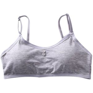 Kinderen Ondergoed Katoenen Tiener Training Beha Voor Meisjes Tiener Ademend Meisje Vest Bras Kinderen Kleding Willekeurige Kleur Training Beha