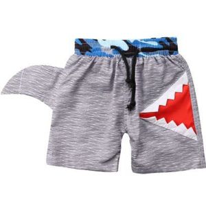 Hirigin Zomer Kinderen Jongen Badmode Katoen Cartoon zwemmen Shorts met Staart Bottom Broek Cartoon beachwear