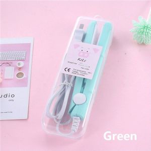 2 In 1 Hair Iron Stijltang Kam Mini Stijltang En Krultang Styling Tools eu Plug