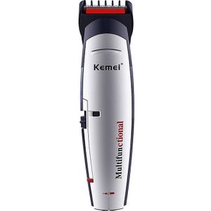Kemei 5 In 1 Multifunctionele Elektrische Tondeuse Draadloze Elektrische Tondeuse Trimmer Baard Neus Haar Scheermes Eu Plug Schoonheidsverzorging