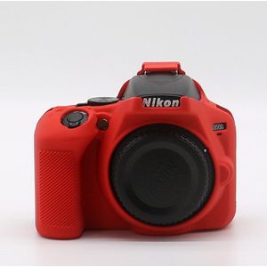 Camera Zachte Siliconen Rubber Zak Body Cover Case Huid Voor Nikon D3500