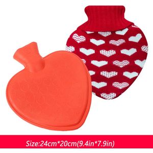 Warm Water Fles Zak Met Zachte Uitneembare Knit Cover Warming Hals Schouder Relief Menstruele Krampen Voor Vrouwen Meisjes Th