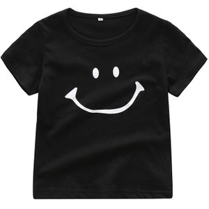 Zomer Baby Meisje Jongen Korte Mouw T-Shirts Voor Kids Smile Gedrukt Tops Tees Shirts Casual Blouse