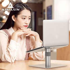 Laptop Stand Aluminium Legering Koeling Beugel Lifting Roterende Beugel Ergonomisch Laptop Beugel Laptop Tafel Accessoires