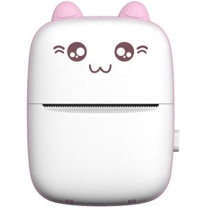 Draagbare Thermische Printer Draadloze Mini Kat Print Foto Pocket Thermische Label Printer 58Mm Printing Bluetooth Android Ios Printers