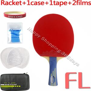 Originele Pro Tafeltennis Combo Racket Galaxy Yinhe Y-4 Met Palio CJ8000 2-Side Loop En Kokutaku 007-II Lange shakehand Fl